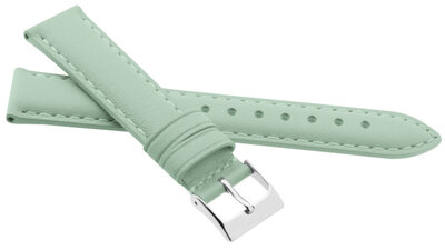Leather strap JVD R41308 14mm, Green
