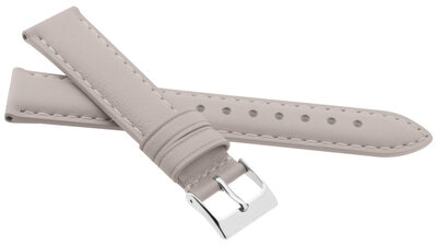 Leather strap JVD R41322 14mm, Grey