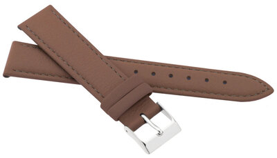 Leather strap JVD R41441 14mm, Brown