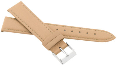 Leather strap JVD R41442 12mm, Brown