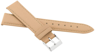 Leather strap JVD R41442 18mm, Brown