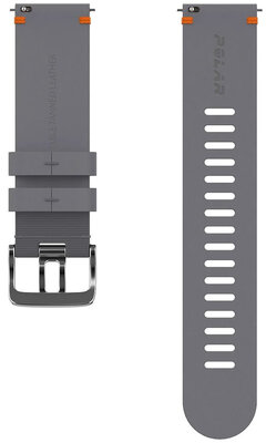 Leather strap Polar 22mm, Grey, vel. M/L, Quick Release