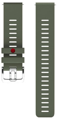 Silicone strap Polar 20mm, Green, vel. M/L, Quick Release