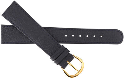 Leather strap JVD R00509 20mm, black