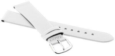 Leather strap JVD R14904, 30mm, white