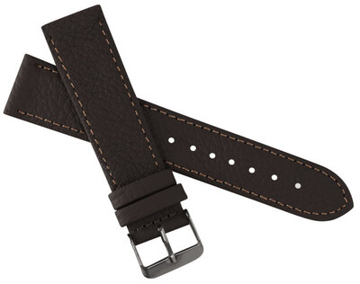 Leather strap JVD R22702 20mm, Brown