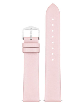 Leather strap Hirsch Cashmere M 03902123-2, pink, calfskin, length M, Quick Release