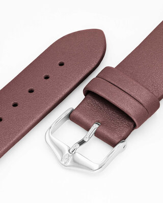 Leather strap Hirsch Cashmere M 03902161-2, brown, calfskin, length M, Quick Release