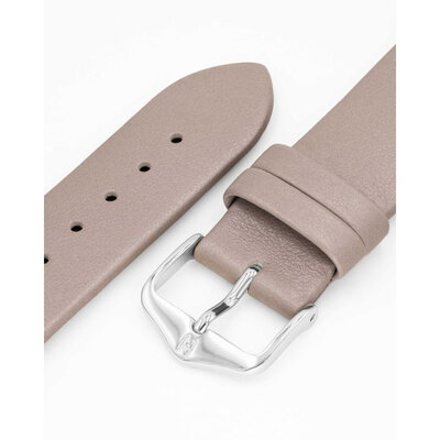 Leather strap Hirsch Cashmere M 03902195-2, beige, calfskin, length M, Quick Release