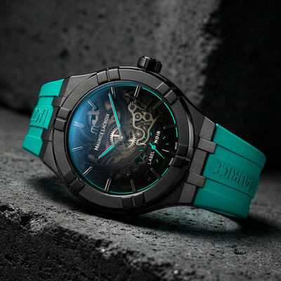 Maurice Lacroix Aikon Automatic Skeleton AI6028-DLB0B-030-H Label Noir Limited Edition 100pcs (+ spare strap)