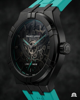Maurice Lacroix Aikon Automatic Skeleton AI6028-DLB0B-030-H Label Noir Limited Edition 100pcs (+ spare strap)