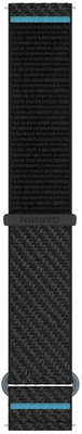 Nylonový řemínek Garmin 20mm, Black/Azure, Quick Release, 010-13900-00