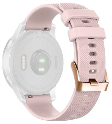 Silicone strap Ricardo 18mm (pro Garmin Venu 2S/3S, Vívoactive 4S, Forerunner 265S, Venu 4 (41mm) aj.), Pink V2, Quick Release