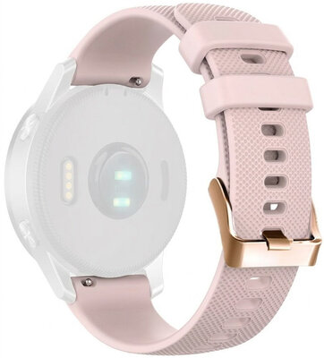 Silicone strap Ricardo 20mm (pro Garmin Venu, Venu Sq, Venu Sq 2, Venu 2 plus aj.), Pink, Quick Release