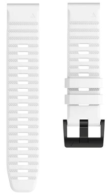 Silicone strap Ricardo 26mm (pro Garmin Fenix 8/7X/6X (51mm), Tactix aj.), White V2, QuickFit
