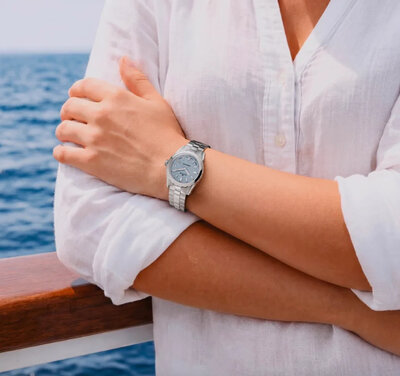 Edox Grand Ocean Lady Date Quartz 53103-3m-bucn