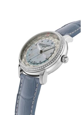 Frederique Constant Manufacture Classic Worldtimer Automatic FC-719LBWD3DH6 Limited Edition 88pcs (+ spare strap)