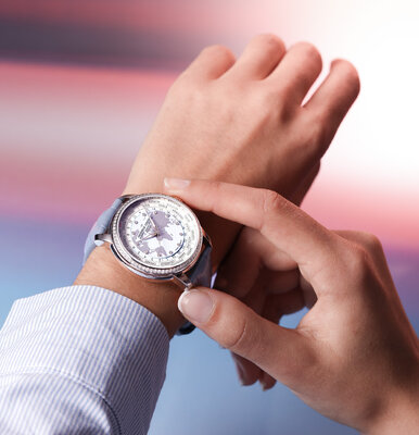 Frederique Constant Manufacture Classic Worldtimer Automatic FC-719LBWD3DH6 Limited Edition 88pcs (+ spare strap)