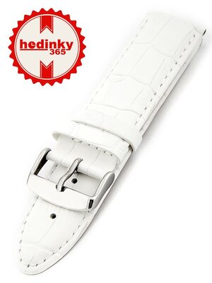 Leather strap Mavex HYP-01-WHITE, White