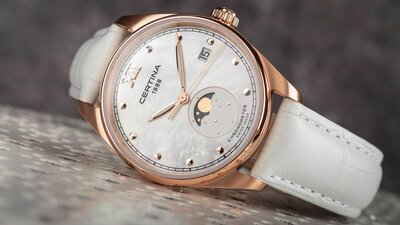 Certina DS-8 Lady Quartz COSC Chronometer Moon Phase C033.257.36.118.00