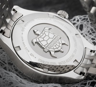 Certina DS Action Lady Quartz Precidrive COSC Chronometer Diamonds C032.051.11.056.00