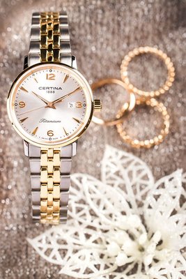 Certina DS Caimano Lady Quartz Precidrive Titanium C035.210.55.037.02