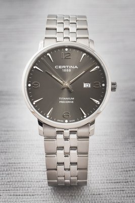 Certina DS Caimano Quartz Precidrive Titanium C035.410.44.087.00