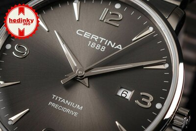 Certina DS Caimano Quartz Precidrive Titanium C035.410.44.087.00