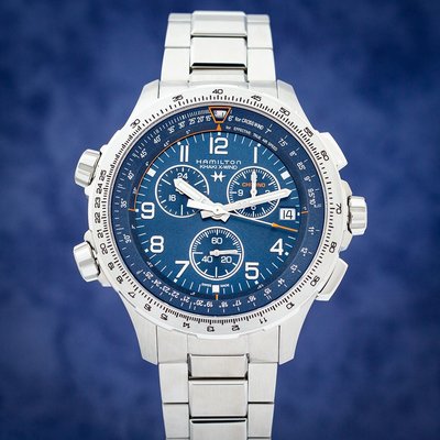 Hamilton Khaki Aviation Pilot X-Wind Quartz Chronograph GMT H77922141