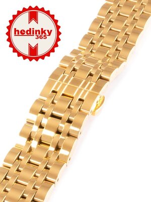 Men's golden metallic bracelet for watches LUX-02