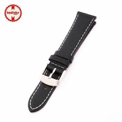 Leather strap Mavex W-00-A, black