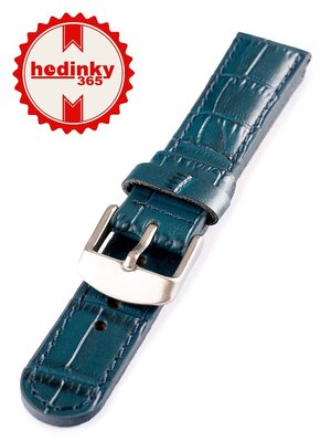 Leather strap Mavex W-080-F, Blue