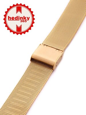 Unisex metallic golden bracelet for watches AU-20