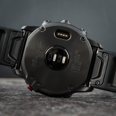 Garmin Fenix 6X PRO Glass, Black/Black Band (MAP/Music)