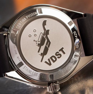 Certina DS Super PH500M Automatic Powermatic 80 Nivachron Diver's C037.407.17.280.10 VDST Special Edition (+ strap extension)