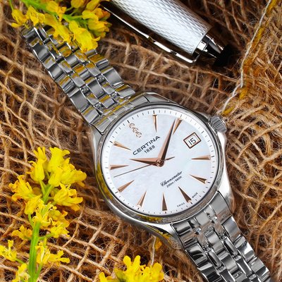 Certina DS Action Lady Quartz Precidrive COSC Chronometer Diamonds C032.051.11.116.00