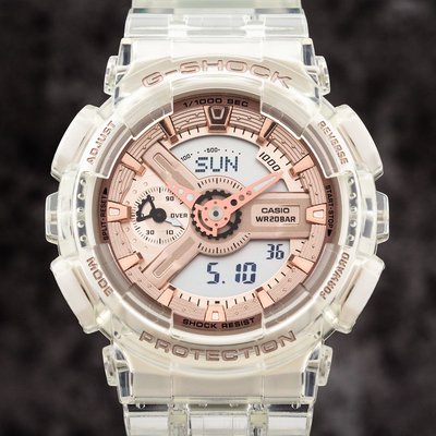 Casio G-Shock Original GMA-S110SR-7AER With Series Transparent x Pink Gold Collection