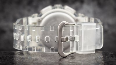 Casio G-Shock Original GMA-S110SR-7AER With Series Transparent x Pink Gold Collection