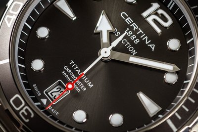 Certina DS Action Gent Quartz COSC Chronometer Titanium C032.451.44.087.00