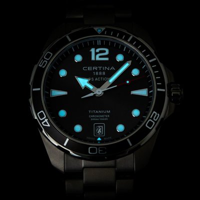 Certina DS Action Gent Quartz COSC Chronometer Titanium C032.451.44.087.00