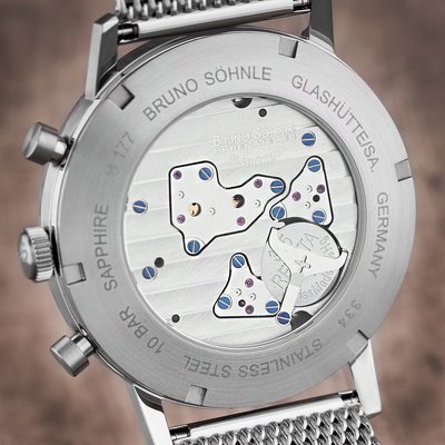Bruno Söhnle Stuttgart Quartz Chronograph Big 17-13177-840