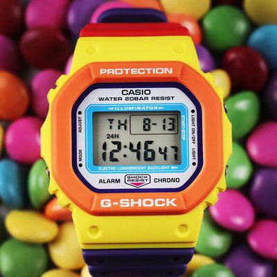 Casio G-Shock Original DW-5610DN-9ER Psychedelic Multi Colors Series