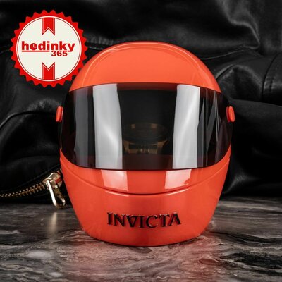 Invicta helmet shaped box - red (IPM277)