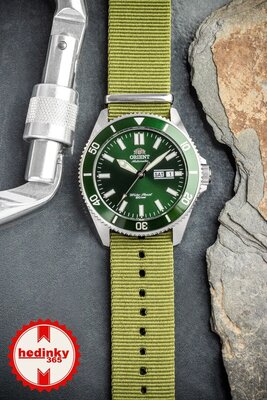 Nylon strap Ricardo, green V1, NATO