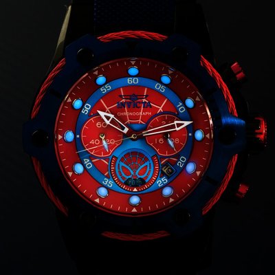 Invicta Marvel Quartz 52mm Chronograph 25782 Spiderman Limited Edition 3000pcs