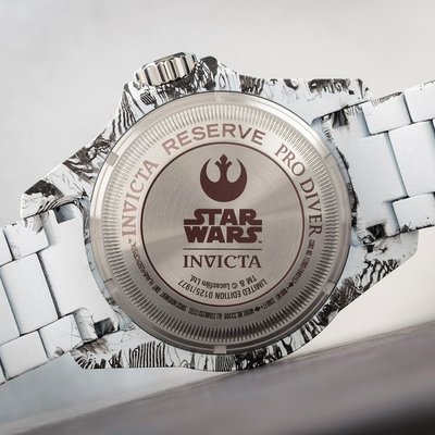Invicta Star Wars Quartz GMT 33309 Rebel Alliance Limited Edition 1977pcs