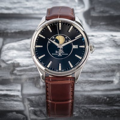 Ball Trainmaster Automatic Moonphase NM3082D-LLFJ-BK