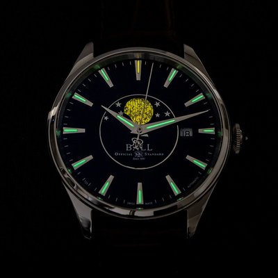 Ball Trainmaster Automatic Moonphase NM3082D-LLFJ-BK