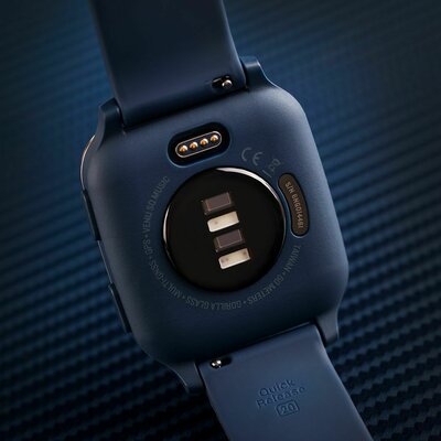 Garmin Venu Sq Music, Light Gold/Blue Band