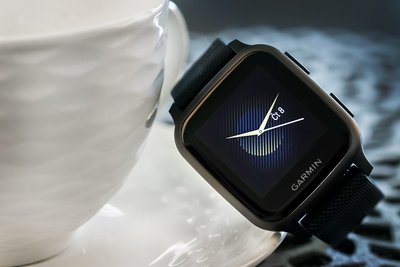 Garmin Venu Sq Music, Slate/Black Band